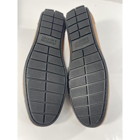Johnston & Murphy Shoes Mens Size 12 Brown Beck Venetian Leather Loafers Slip On main image 9